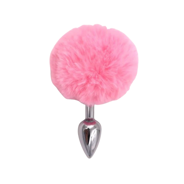 PLUG ANAL METÁLICO COLA DE CONEJO