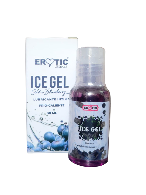 LUBRICANTE ICE GEL BLUEBERRY